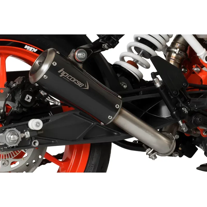 SILENCIADOR DE ESCAPE HP CORSE GP07 NEGRO KTM DUKE 390 2017-2020