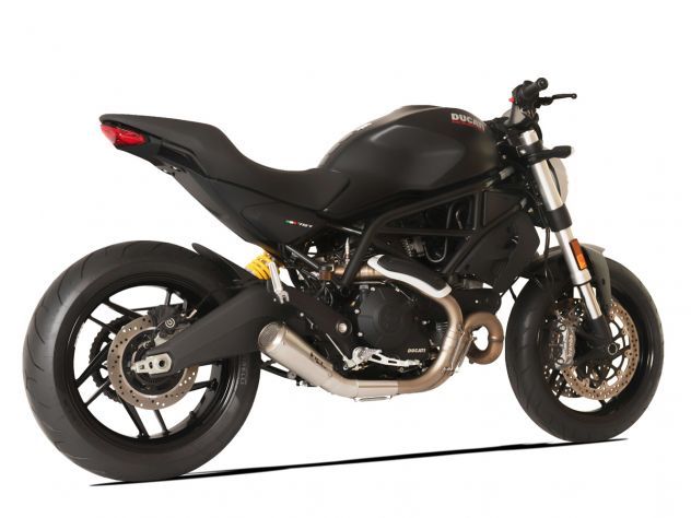 SILENCIADOR DE ESCAPE HP CORSE GP07 "NET" SATINADO DUCATI MONSTER 797 2017-2020