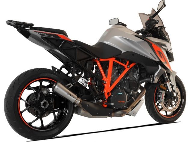SILENCIADOR GP07 HP CORSE ACERO SATINADO KTM 1290 SUPER DUKE 2014-2016