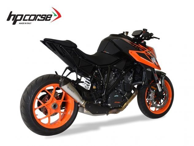 EVOXTREME 260 HP CORSE SILENCIADOR ACERO SATINADO KTM 1290 SUPER DUKE 2014-2016