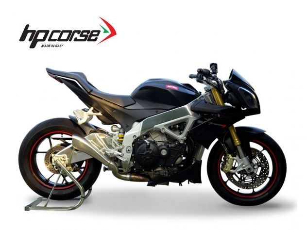 SILENCIADOR SATINADO HYDROFORM HP CORSE APRILIA TUONO V4 2011-2015