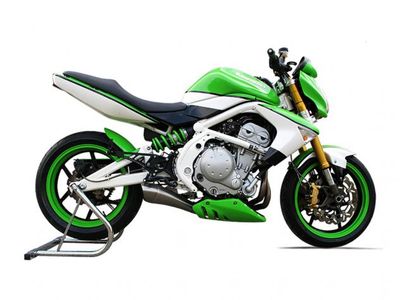 SILENCIADOR SATINADO HYDROFORM HP CORSE KAWASAKI ER-6N / ER-6F 2005-2011 APROBADO