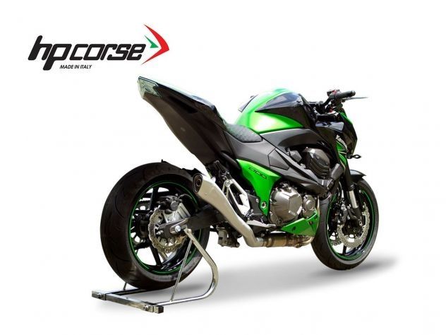 SILENCIADOR SATINADO HYDROFORM HP CORSE KAWASAKI Z 800 E 2013-2015 APROBADO