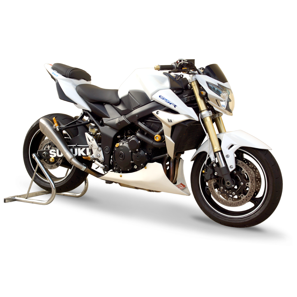 SILENCIADOR SATINADO HYDROFORM HP CORSE SUZUKI GSR 750 2011-2015 APROBADO