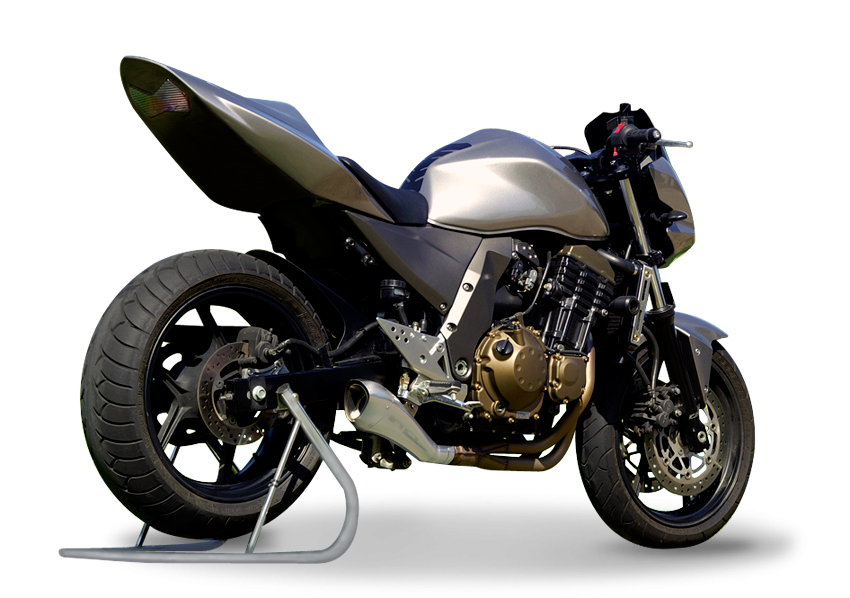 SILENCIADOR SATINADO HYDROFORM HP CORSE KAWASAKI Z 750 2004-2006 APROBADO