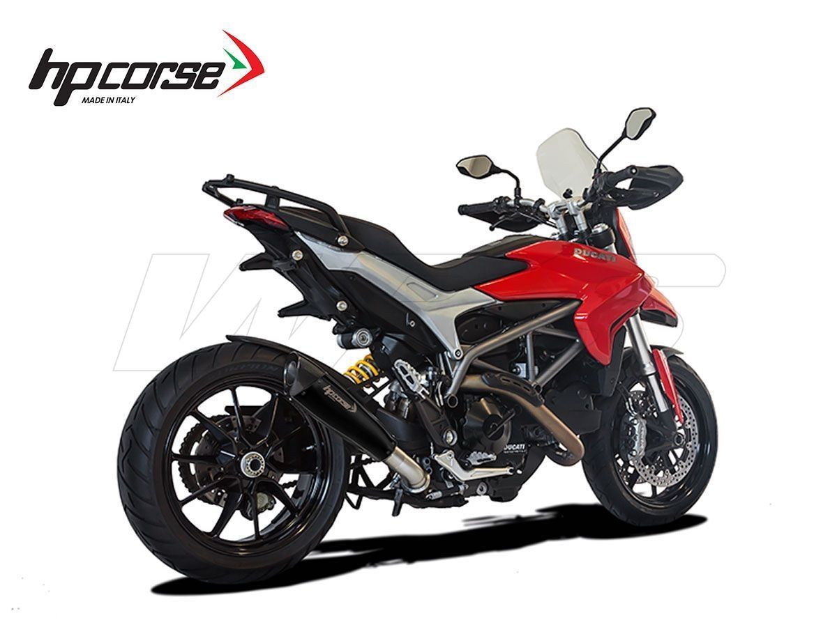 SILENCIADOR EVOXTREME 310 HP CORSE ACERO INOXIDABLE NEGRO SATINADO DUCATI HYPERSTADA 821
