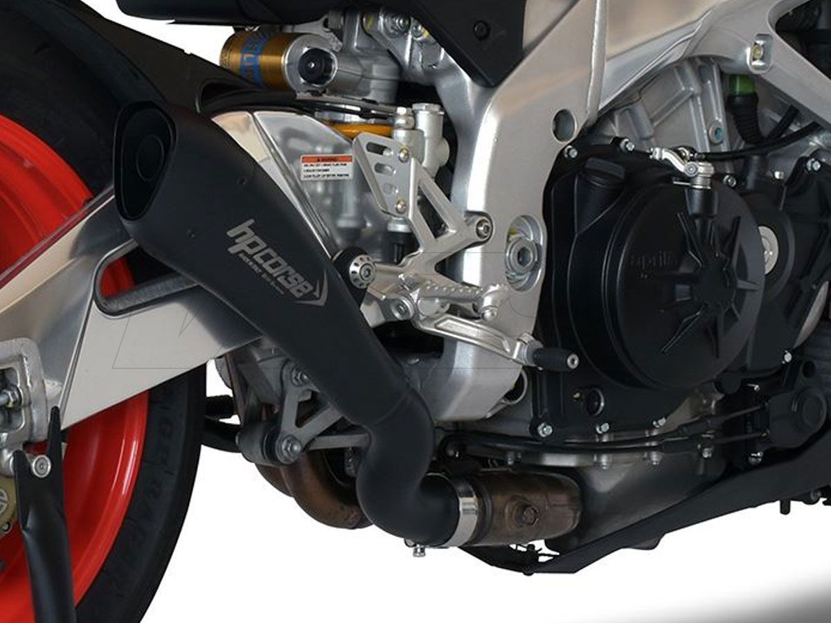 SILENCIADOR HYDROFORM CORTO NEGRO HP CORSE APRILIA TUONO V4 1100 2017-2018
