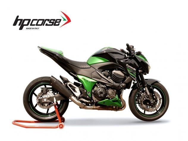 SILENCIADOR EVOXTREME HP CORSE NEGRO KAWASAKI Z 800 2013-2016 APROBADO