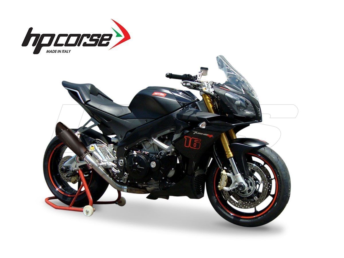 SILENCIADOR EVOXTREME HP CORSE NEGRO APRILIA TUONO V4 2011-2015 APROBADO