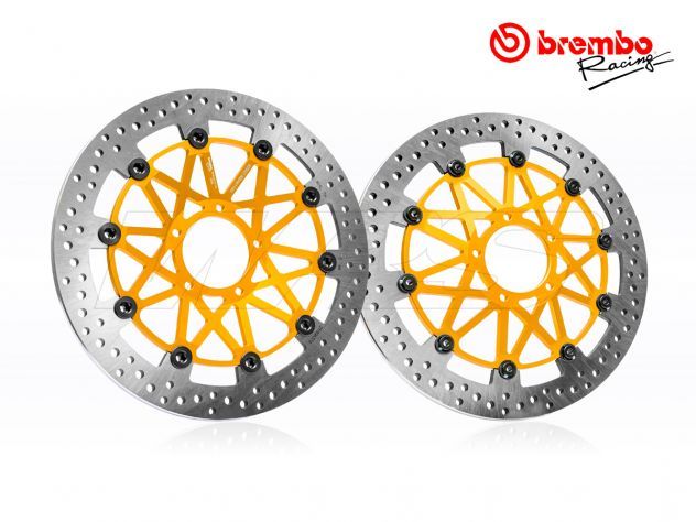 PAR DE DISCOS DE FRENO BREMBO 330 SUPERSPORT DUCATI PANIGALE V4