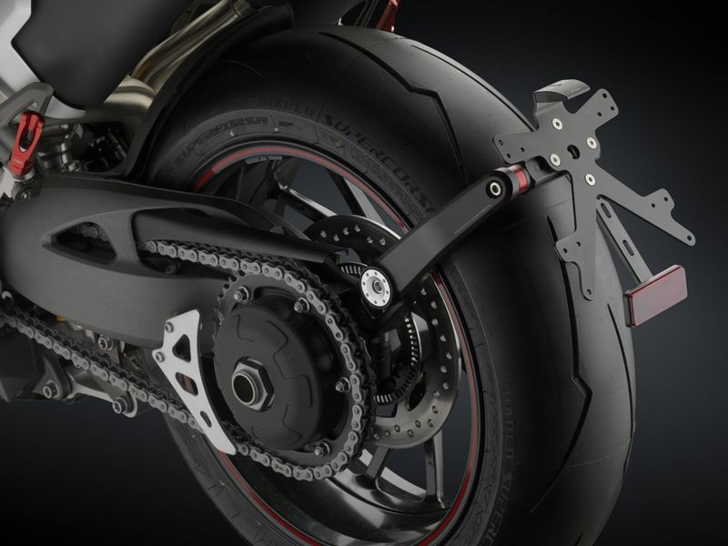 KIT PORTA MATRÍCULA BRAZO LATERAL RIZOMA TRIUMPH SPEED TRIPLE 1050 S ABS 2016-17