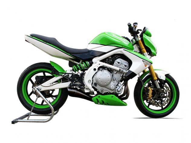 SILENCIADOR HYDROFORM HP CORSE NEGRO KAWASAKI ER-6N / ER-6F 2005-2011 APROBADO