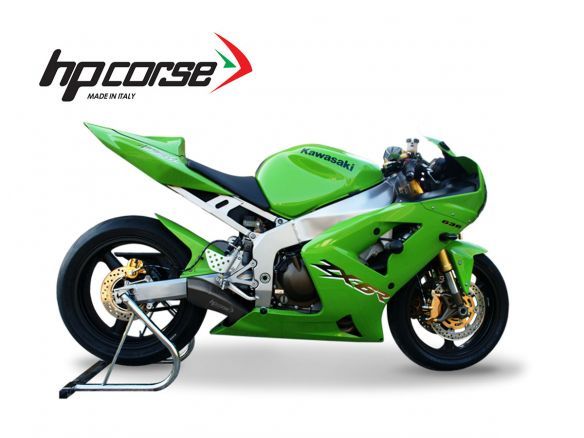 SILENCIADOR HYDROFORM HP CORSE NEGRO KAWASAKI NINJA ZX-6R 636 2003-2004 APROBADO