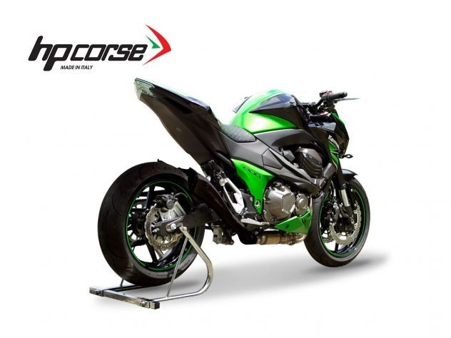 SILENCIADOR HYDROFORM HP CORSE NEGRO KAWASAKI Z 800 2013-2015 APROBADO