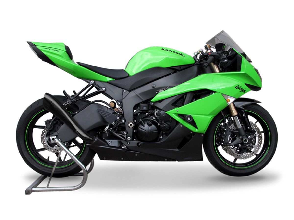 SILENCIADOR HYDROFORM HP CORSE NEGRO KAWASAKI NINJA ZX-6R 600 2009-2015