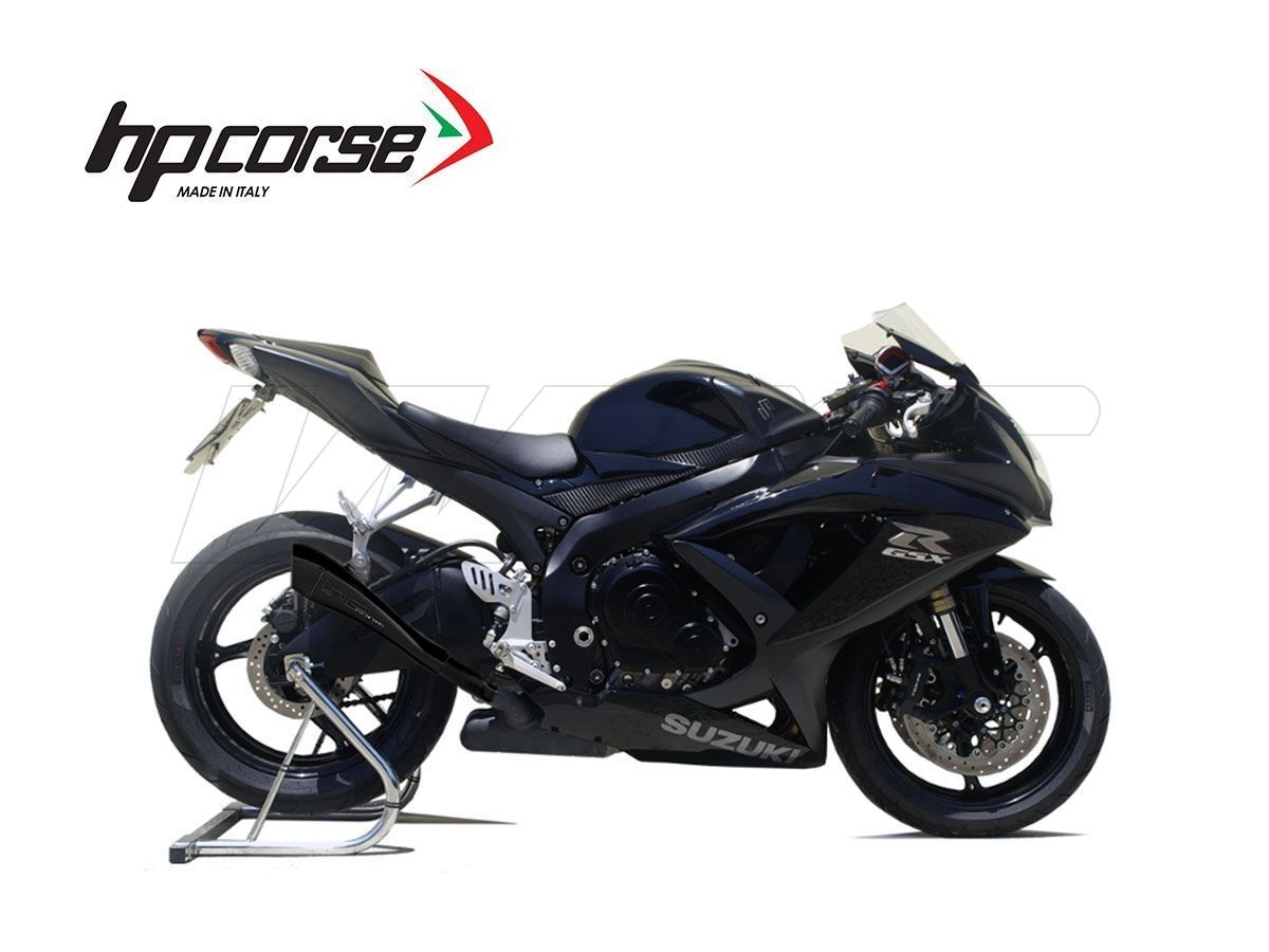 SILENCIADOR HYDROFORM HP CORSE NEGRO SUZUKI GSX-R 600 / 750 2008-2010 APROBADO