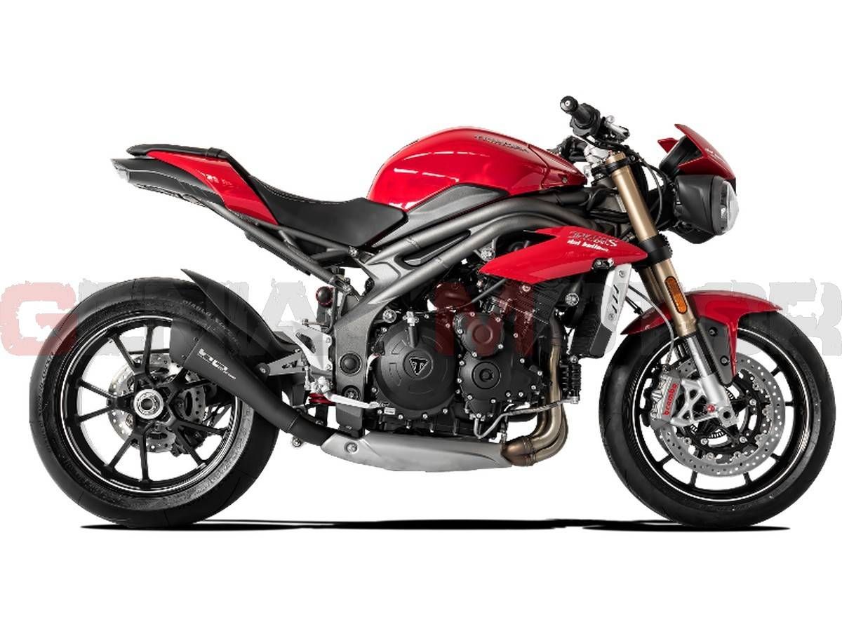 SILENCIADOR CERÁMICO HYDROFORM HP CORSE NEGRO TRIUMPH SPEED TRIPLE 2016-2018