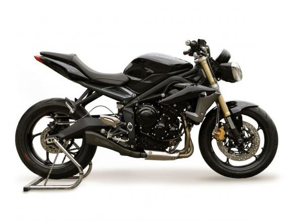 SILENCIADOR HYDROFORM HP CORSE NEGRO TRIUMPH STREET TRIPLE 2013-2015 APROBADO