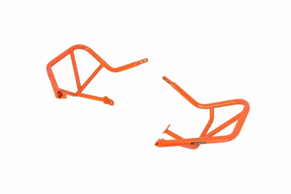 Defensa SW-MOTECH Protecciones laterales de motor. Naranja. KTM 1290 Super Adventure (21-).