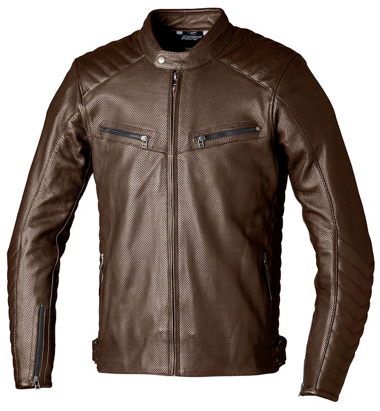 Chaqueta de cuero RST Roadster Air CE hombre - Marrón