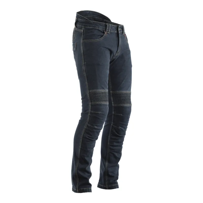 Pantalón textil reforzado con aramida RST Tech Pro CE hombre (pernera corta) - Denim azul oscuro