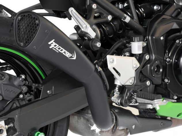SILENCIADOR HYDROFORM CORTO R HP CORSE ACERO SATINADO KAWASAKI Z 900 2020-2023