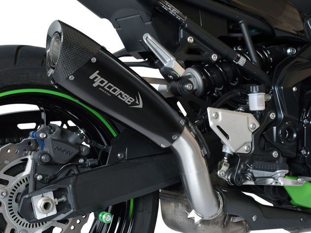 SILENCIADOR EVOXTREME 260 ACERO NEGRO HP CORSE KAWASAKI Z 900 2020-2023