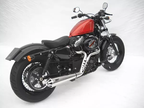 SISTEMA DE ESCAPE COMPLETO 2-EN-1 ZARD PARA HARLEY-DAVIDSON SPORTSTER 2in1 E3 POLISHED CONICAL 14-16 Homologado