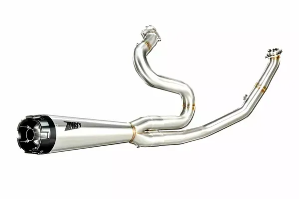 ZARD EXHAUST FULL EXHAUST SYSTEM 2:1 HARLEY-DAVIDSON TOURINGS (STREET GLIDE / ROAD KING / ROAD GLIDE) - E5 HOMOLOGATION  ZARD TOURING 2in1 E5 POLISHED 24+