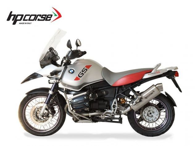 SILENCIADOR 4 VÍAS R HP CORSE ACERO SATINADO BMW R 1150 GS