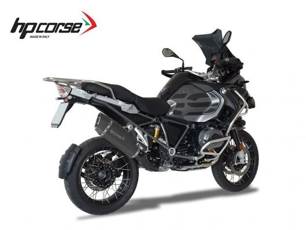 SILENCIADOR SP-3 CARBONO CORTO HP CORSE ACERO NEGRO BMW R 1200 GS 2013-2018