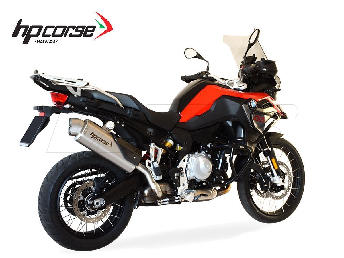 SILENCIADOR HP CORSE 4 TRACK R ACERO SATINADO BMW F 750 GS 2018-2023