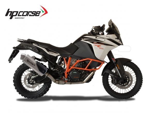 SILENCIADOR CORSE DE ACERO INOXIDABLE 4 VÍAS R HP KTM ADVENTURE 1050 / 1090 / 1190 / 1290