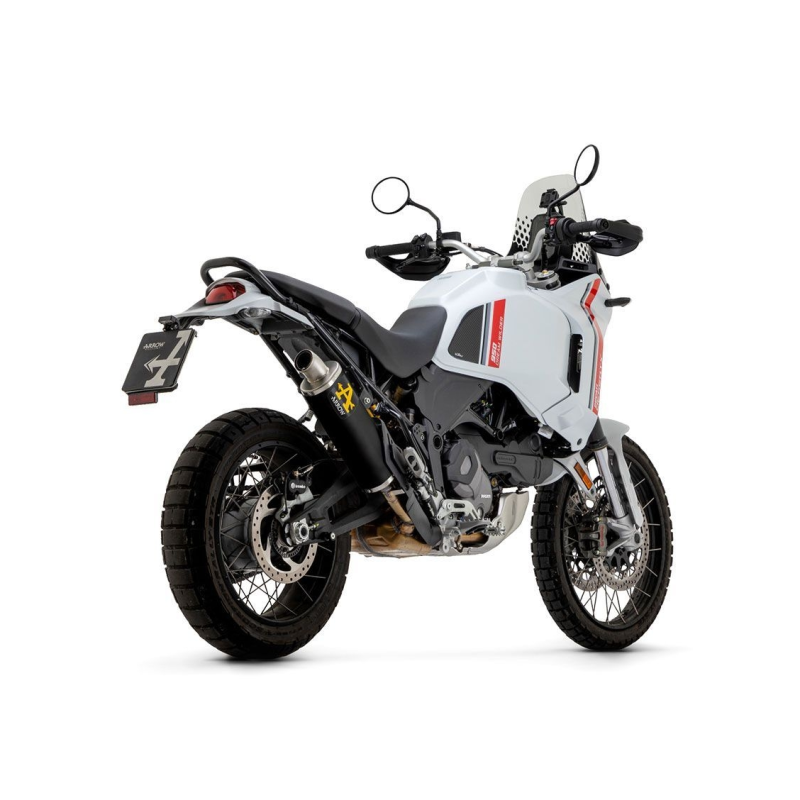Escape Arrow Indy Race EVO Aluminio negro Euro5 Desert X 72647AON
