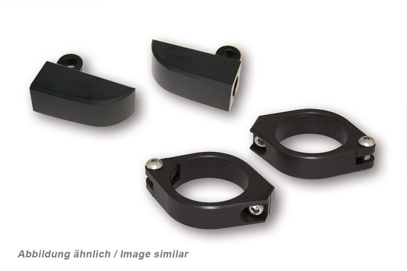 Juego de soportes de intermitente para horquilla HIGHSIDER aluminio CNC - Ø 47-54 mm