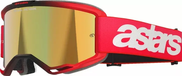 Alpinestar Gafas de protección Vision 5 Blaze GOGGLE VISION 5 BLAZE RED MIRROR-GLD