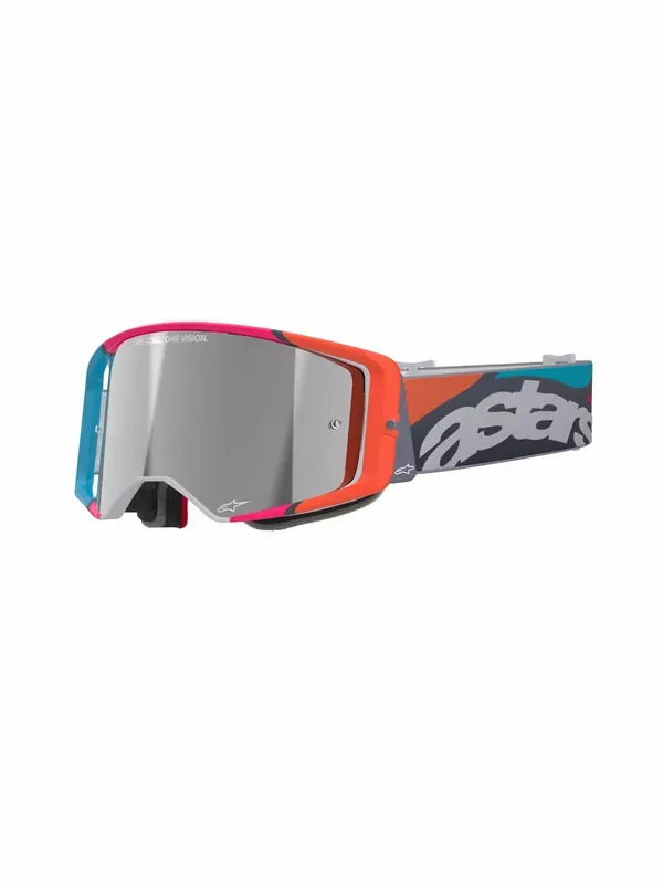 Alpinestar Gafas de protección Supertech Stream ABS Vision GOGGLE SUPERTECH STREAM GRAY/MULTI MIRROR-SILVER