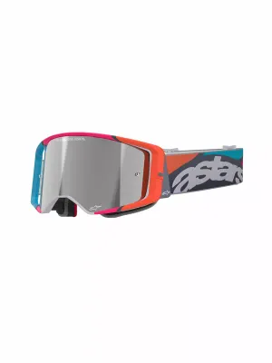 Alpinestar Gafas de protección Supertech Stream ABS Vision GOGGLE SUPERTECH STREAM GRAY/MULTI MIRROR-SILVER