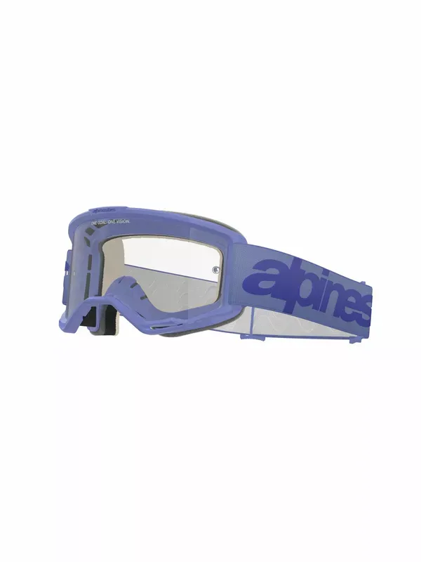 Alpinestar Gafas de protección Vision 5 GOGGLE VISION 5 WORDMARK PURPLE CLEAR