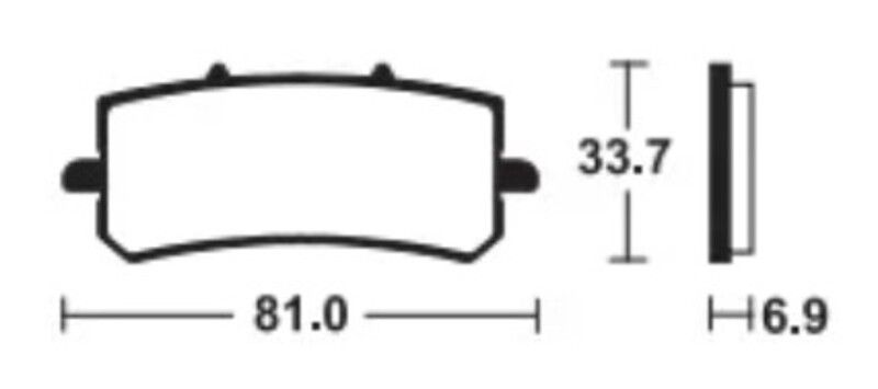 Pastillas de freno TECNIUM Sinterizadas (para pinza J.Juan radial Pit Bike) - MTR462