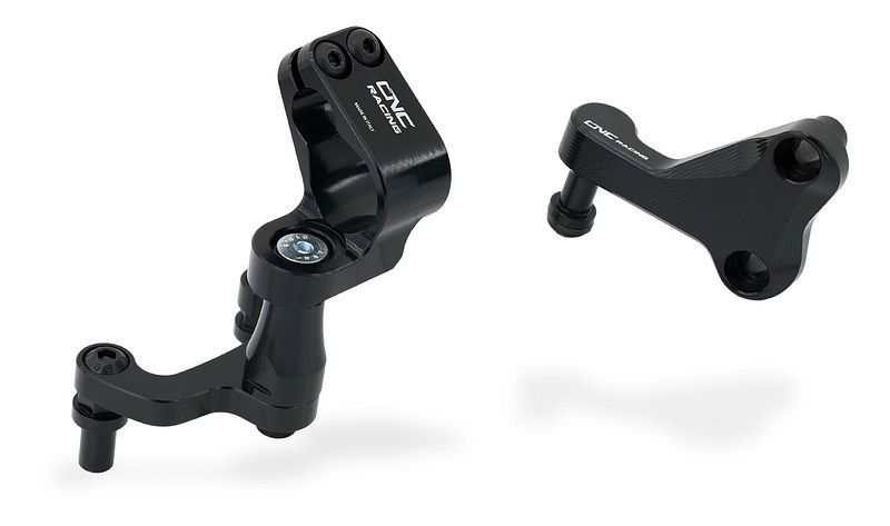 SOPORTE AMORTIGUADOR DE DIRECCIÓN CNC RACING DUCATI MONSTER 937 2021-2024