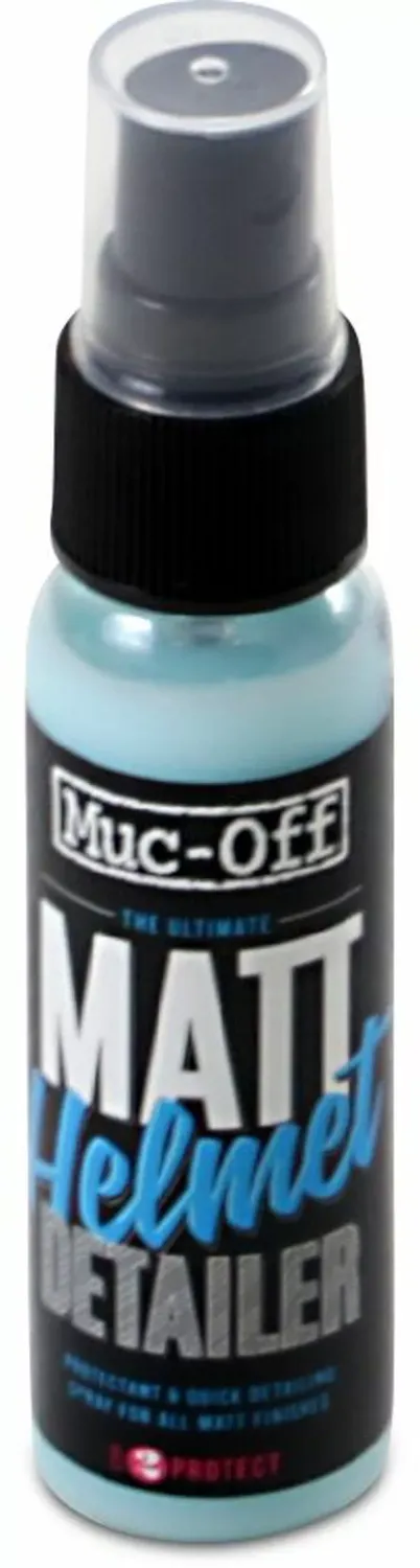 Spray limpiador para cascos con acabados mate MUC-OFF MATT HELMET DETAILER 32ML