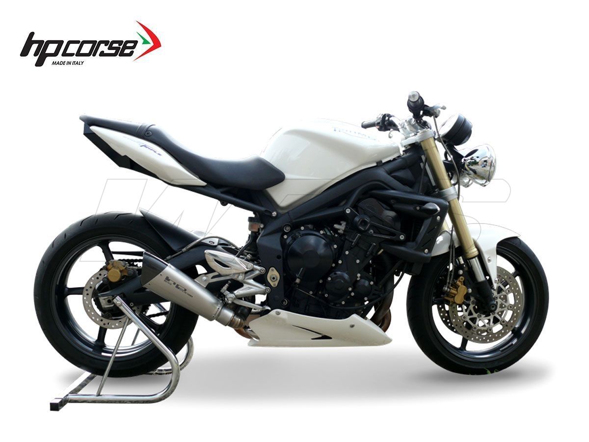 SILENCIADOR EVOXTREME HP CORSE 260MM SATINADO TRIUMPH STREET TRIPLE 2007-2012
