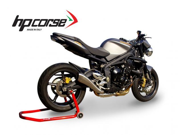SILENCIADOR SATINADO HYDROFORM HP CORSE TRIUMPH STREET TRIPLE 2007-2012