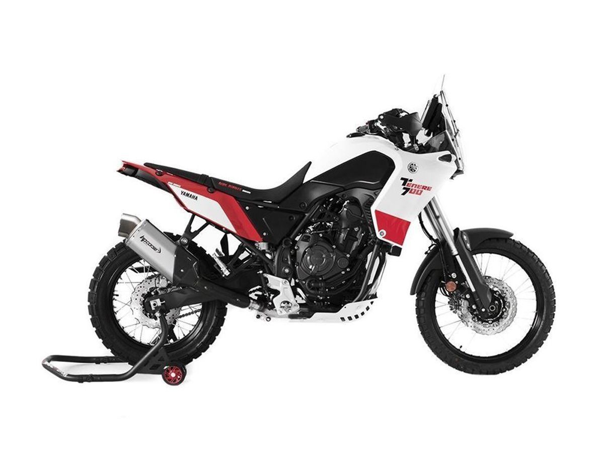 SILENCIADOR 4 VÍAS CORTO R HP CORSE ACERO INOXIDABLE YAMAHA TENERE 700 2019-2023