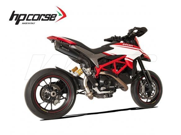 SILENCIADOR HIGH EVOXTREME 310 HP CORSE CERÁMICA NEGRA DUCATI HYPERMOTARD 821