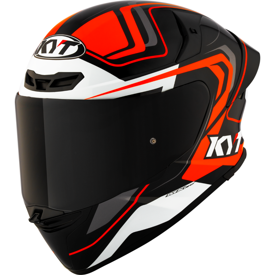 KYT TT-REVO OVERTECH BLACK/ORANGE