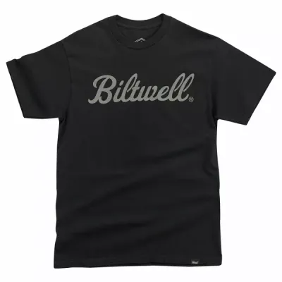 Camiseta BILTWELL TEE SCRIPT GREY BK