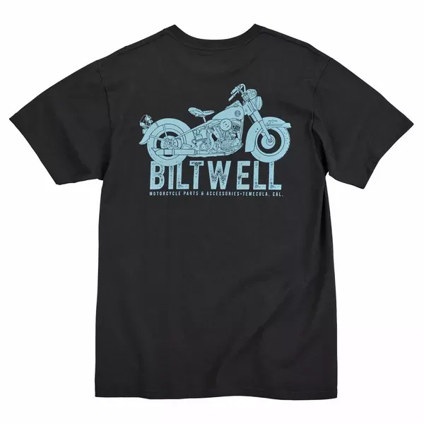 Camiseta Biltwell TEE OLD JUNK POCKET BK