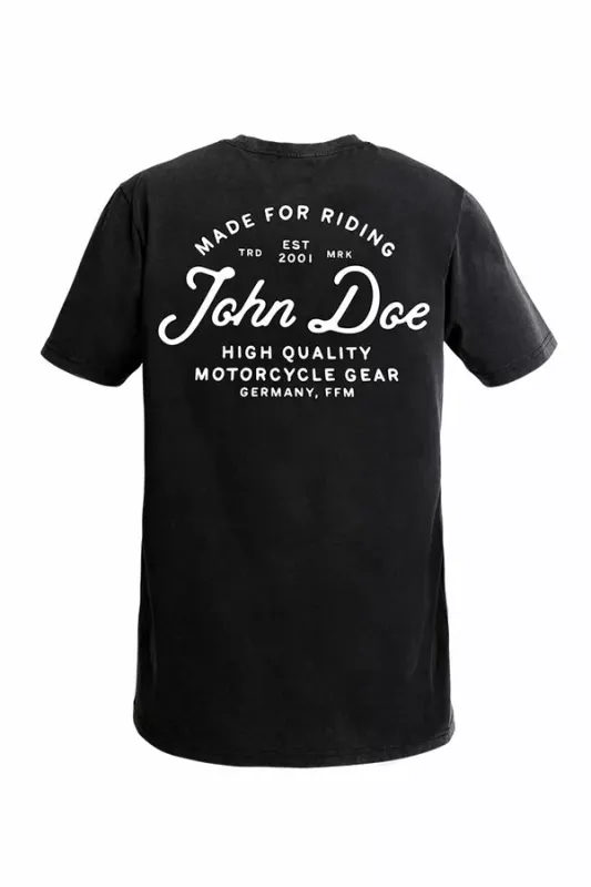 Camiseta JOHN DOE TEE JD LETTERING BK